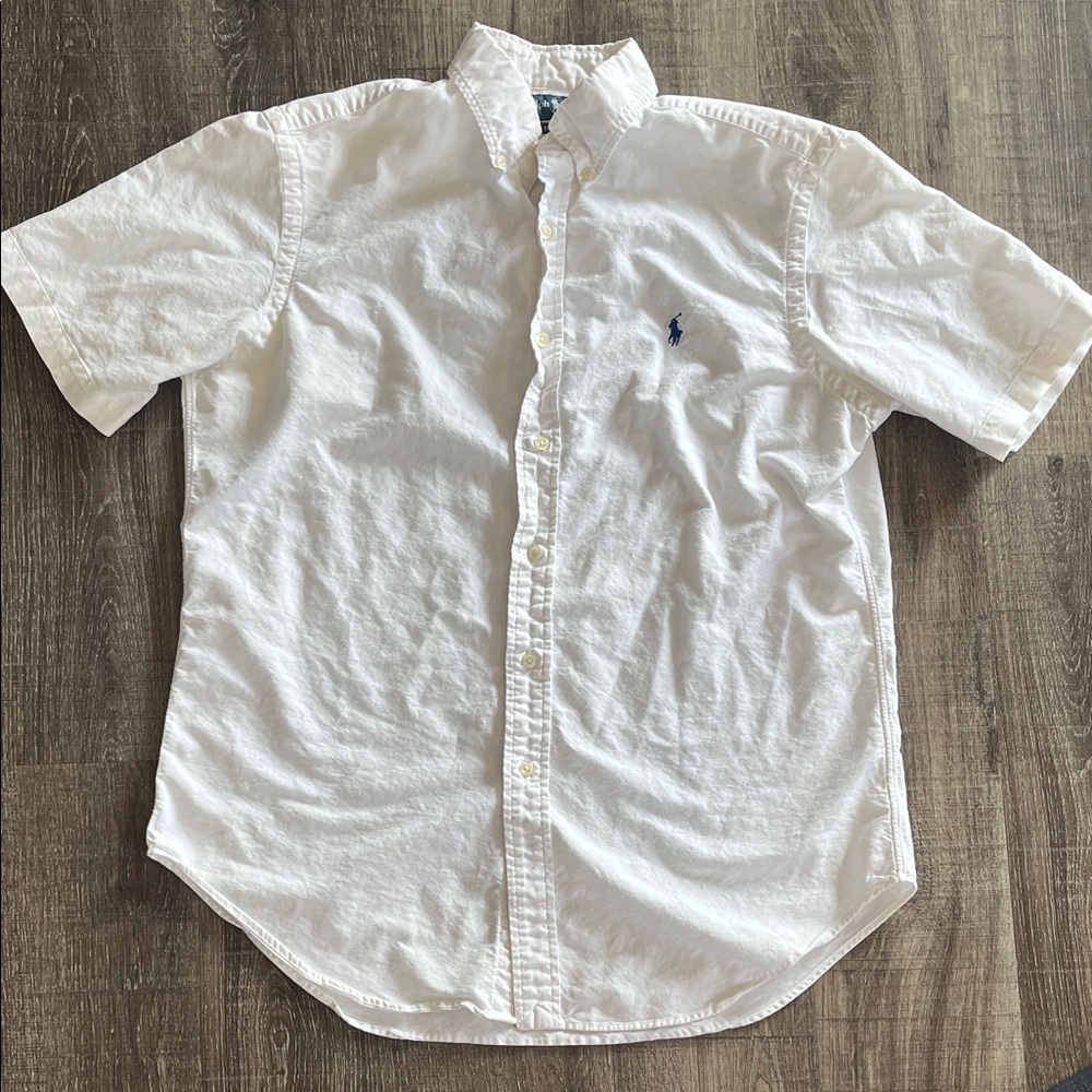 Polo by Ralph Lauren White Casual Button Down Shirt